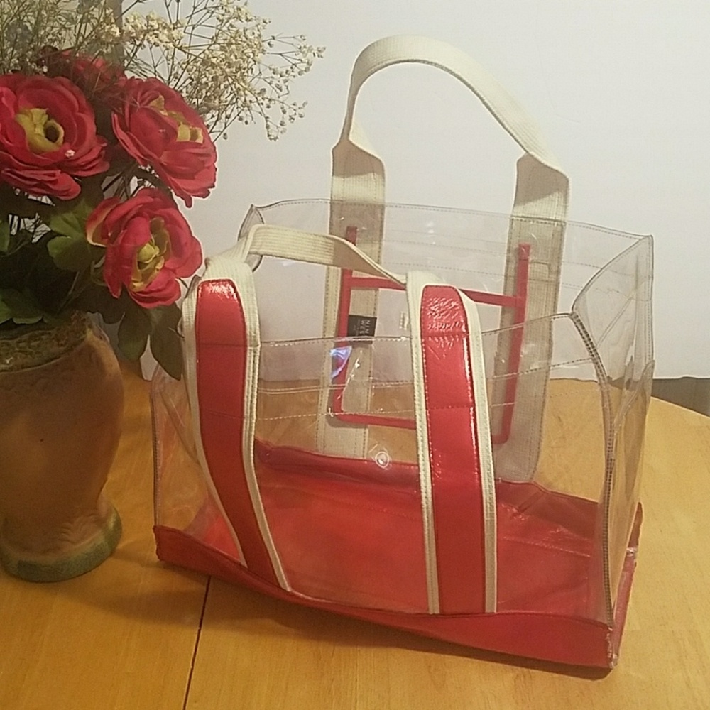 Clear Nine West Large Tote